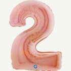 Numeropallo 2 holografinen ruusukulta