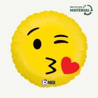 Emoji Suudelma Folioilmapallo