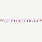 Yksisarvinen Happy Birthday Banneri