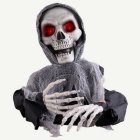Liikkuva Grim Reaper Pöytäfiguuri Valolla & Äänellä