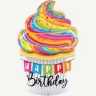 Cupcake Happy Birthday Foliopallo