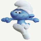 Smurffit® Folioilmapallo Sininen/Valkoinen