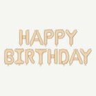 Happy Birthday Foliopallot Beige
