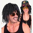 Reggae Dreadlock Peruukki Musta