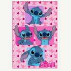 Lilo & Stitch® Sydän Lattiamatto Vaaleanpunainen