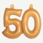 Puhallettavat Numerot 50 Kulta