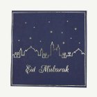 Eid Mubarak Lautasliinat Tummansininen