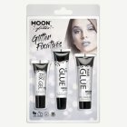 Glitter Fix Gel -setti läpinäkyvä