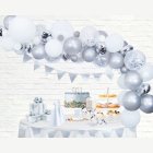 Ilmapallokaari DIY Hopea