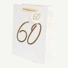 60-vuotislahjakassi Valkoinen/Kulta