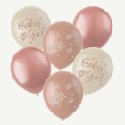 Blooming Baby Lateksipallot Vaaleanpunainen/Kerma