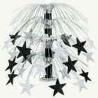 Mustahopea tähti-pöytäkoriste
