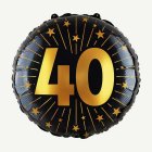 40-Vuotis Golden Celebrations Folioilmapallo