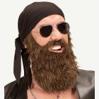 Moottoripyöräilijän Parta & Ruskea Bandana