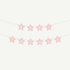 Babyshower Viirinauha Vaaleanpunainen