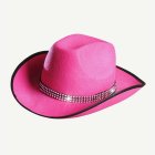 Vaaleanpunainen Cowboy-Hattu