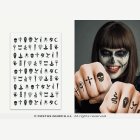 Goottilaiset Halloween-tatuoinnit
