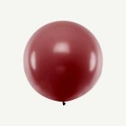 Suuri Pyöreä Ilmapallo Pastelli Burgundy