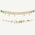 Happy Birthday Safari -paperibanneri