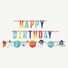 Happy Birthday Avaruus Paperibanneri
