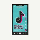#Birthday Challenge Musiikkinuotti Servetit
