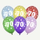 70-Vuotisilmapallot Värisekoitus