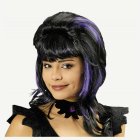 Vampyyri Peruukki Musta/Liila