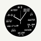 Matematiikka Kaavat Seinäkello Musta