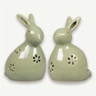 Bunny Keraamiset Tuikkulyhdyt Vihreä