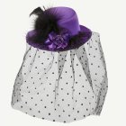 Mini Top Hat Huntu Violetti
