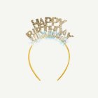 Happy Birthday -hiuspanta, kulta