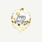 Happy New Year Konfetti-ilmapallot Kulta