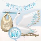 It's A Boy Stork Mega Foliopallo