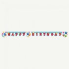Ilmapalloaiheinen Happy Birthday Kirjainnauha