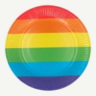 Pride Kartonkilautaset Sateenkaari