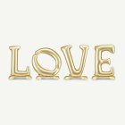 LOVE Seisovat Folioilmapallot Kulta