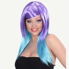 Merenneito Peruukki Violetti/Turkoosi