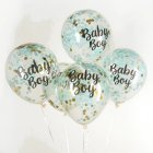 Baby Boy Konfetti Ilmapallot Vaaleansininen