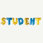 Student Folioilmapallot Sininen/Keltainen
