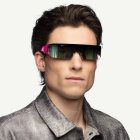 Sci-fi Lasit Holografinen Pinkki