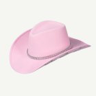 Kimaltava Cowboyhattu Vaaleanpunainen