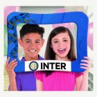 Inter Milan® -ilmapallokehys Photo Boothiin
