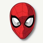 Spiderman® Pahvinaamari Punainen