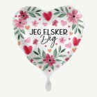 Jeg Elsker Dig Kukka Foliopallo