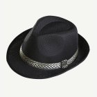 Panama Fedora Musta