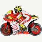 MotoGP Moottoripyörä Folioilmapallo Punainen