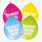 Happy Birthday Ilmapallot Neon