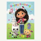 Happy Birthday Gabbyn Nukkekoti -Kortti