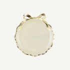 Rusetti-paperilautaset beige/kulta