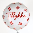 Tillykke Dannebrog Folioilmapallo